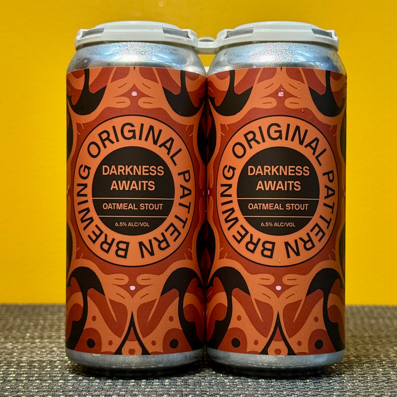 Darkness Awaits Oatmeal Stout, Original Pattern (4pk)