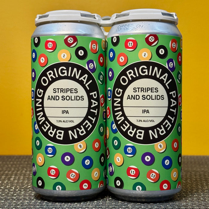 Stripes and Solids IPA, Original Pattern (4pk)