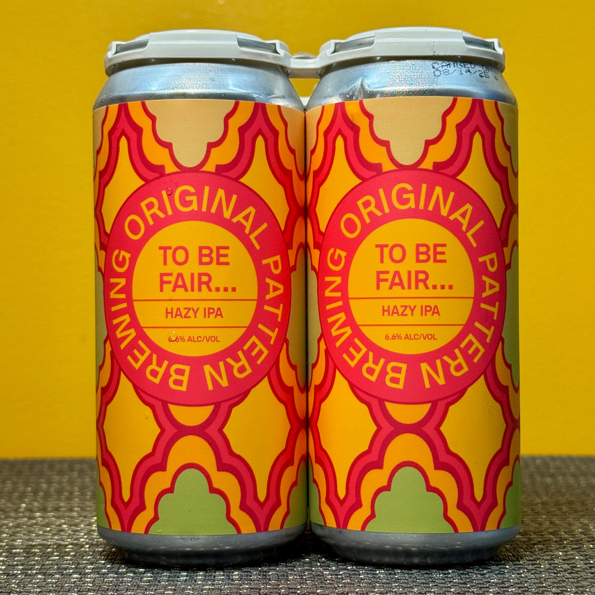 To Be Fair... Hazy IPA, Original Pattern (4pk)