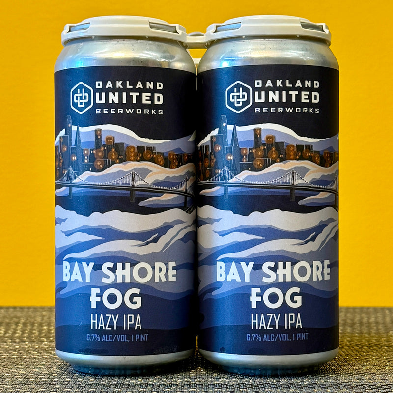 Bay Shore Fog Hazy IPA, Oakland United (4pk)