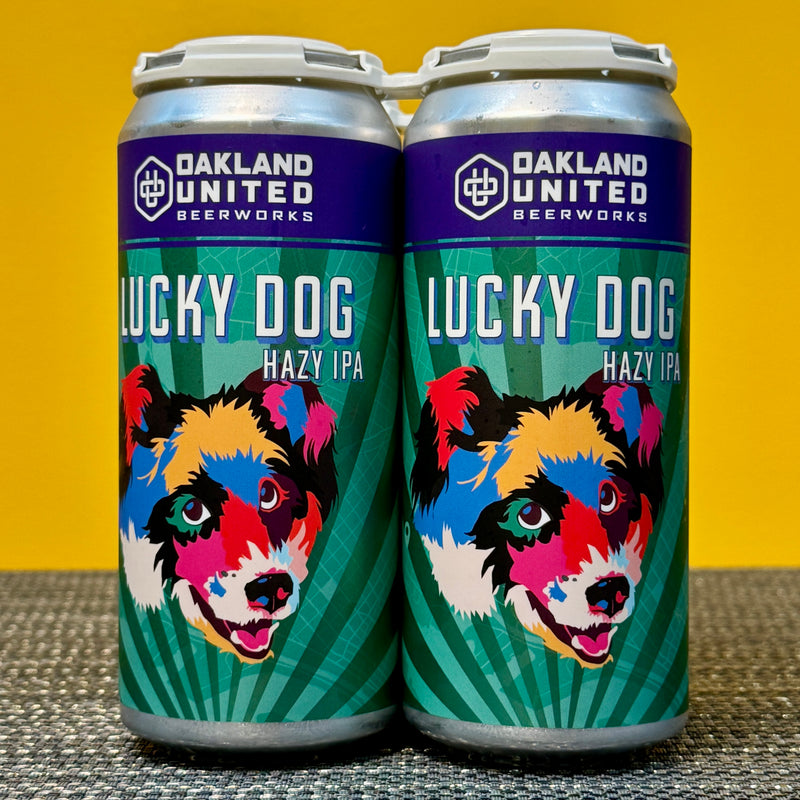 Lucky Dog Hazy IPA, Oakland United (4pk)