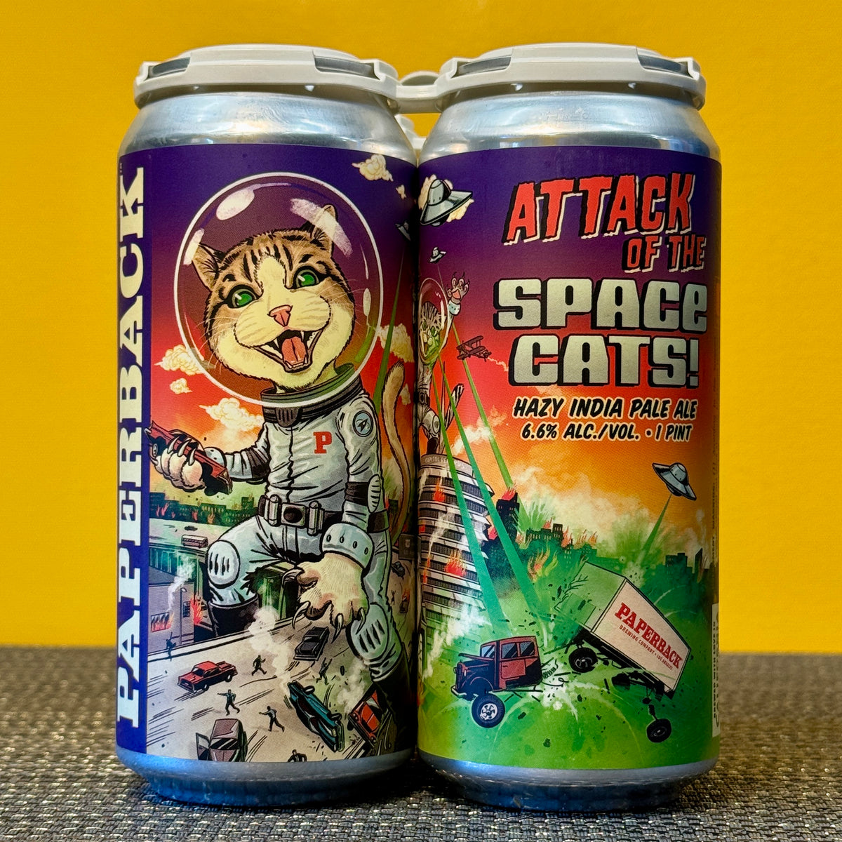 Attack of the Space Cats Hazy IPA, Paperback Brewing (4pk)