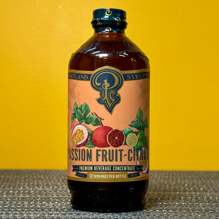 Portland Syrups Passion Fruit Citrus Syrup 12 oz