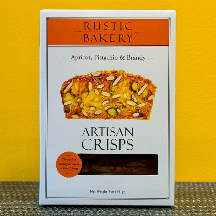 Rustic Apricot, Pistachio & Brandy Crisps