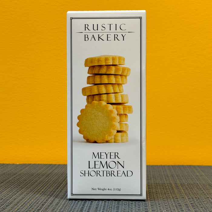 Rustic Meyer Lemon Shortbread Cookies