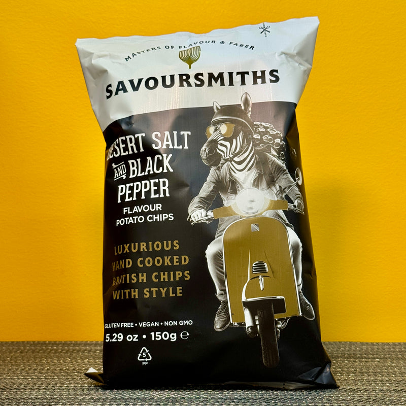Savoursmiths Desert Salt & Black Pepper Potato Crisps