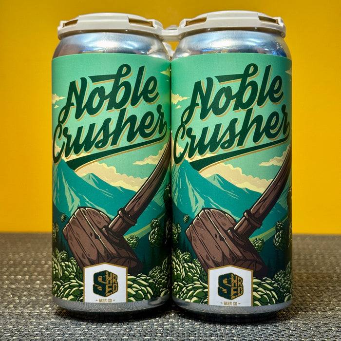 Noble Crusher Czech Pilsner, Shred Beer Co. (4pk)