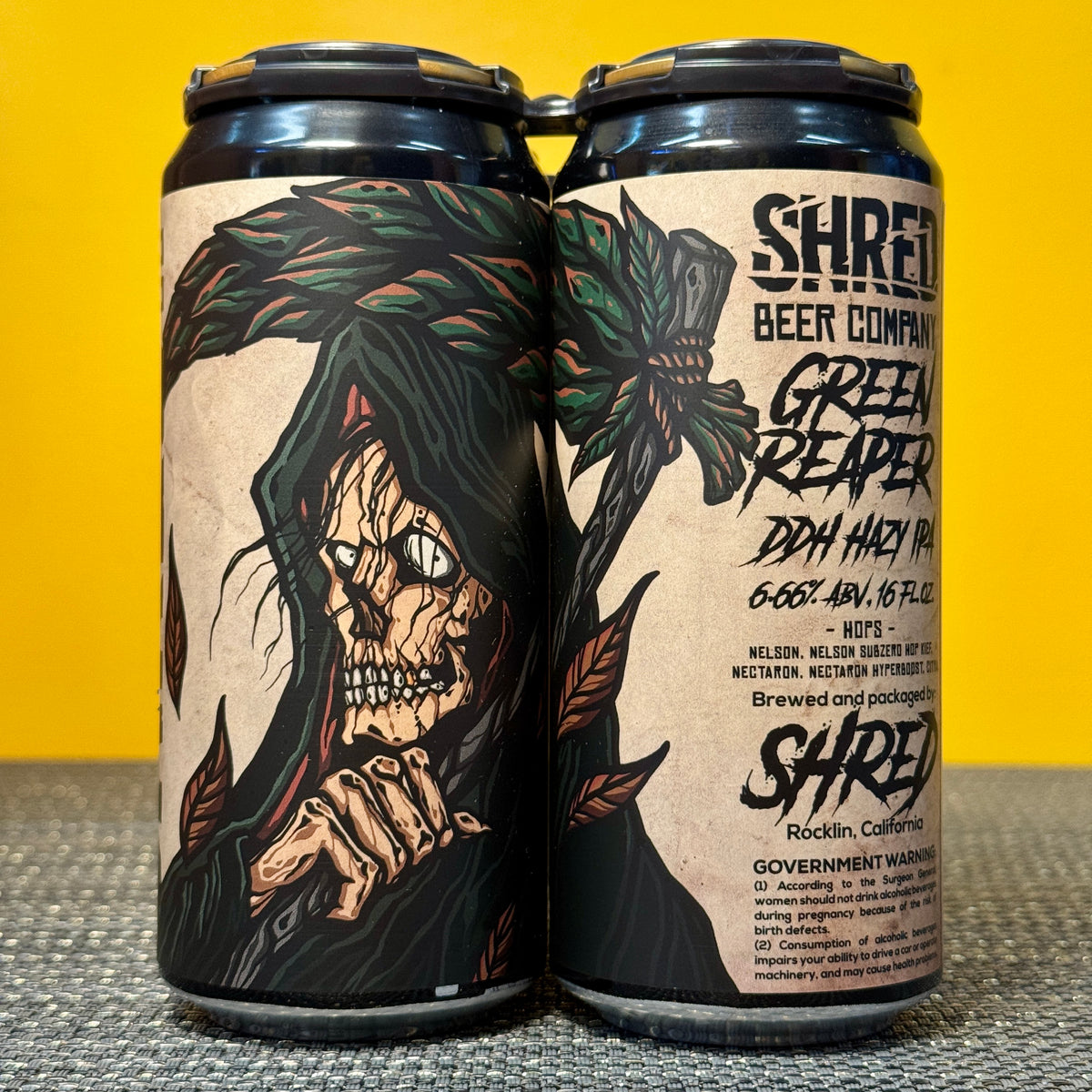Green Reaper DDH HIPA, Shred Beer Co. (4pk)