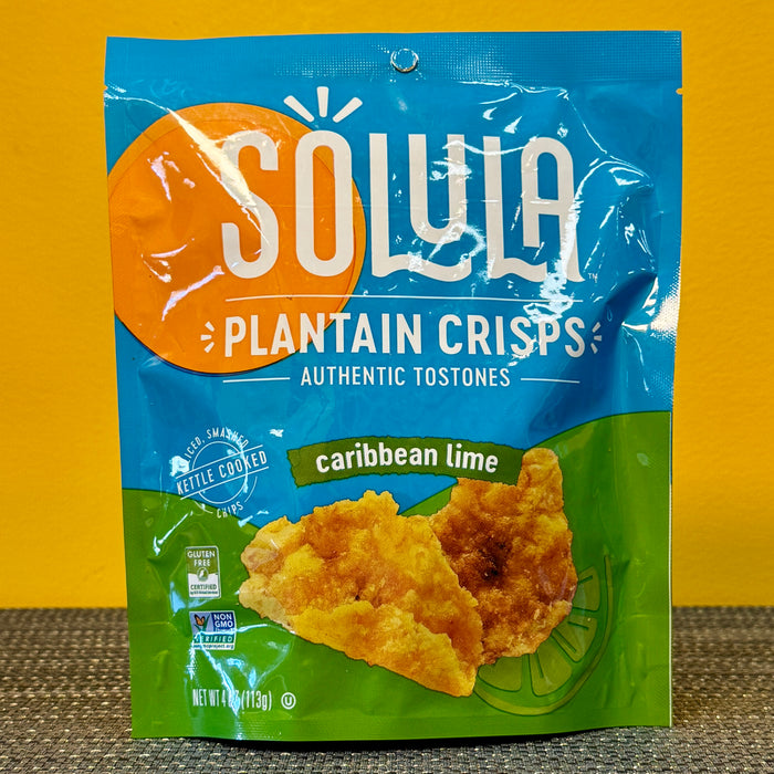 Solula Plaintain Crisps - Carribbean Lime