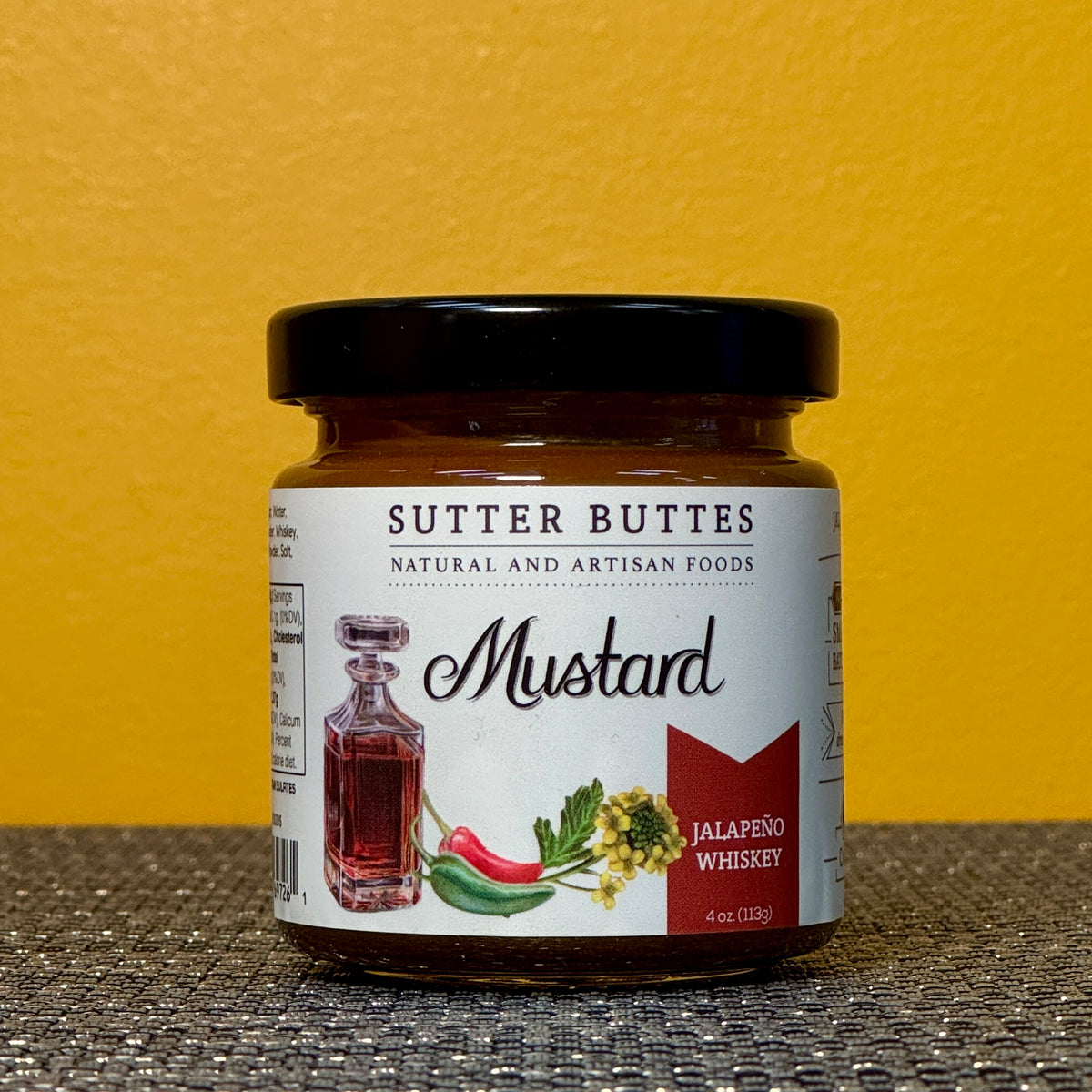 Sutter Buttes Jalapeño Whiskey Mustard