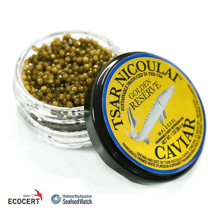 Tsar Nicoulai Golden Reserve Caviar