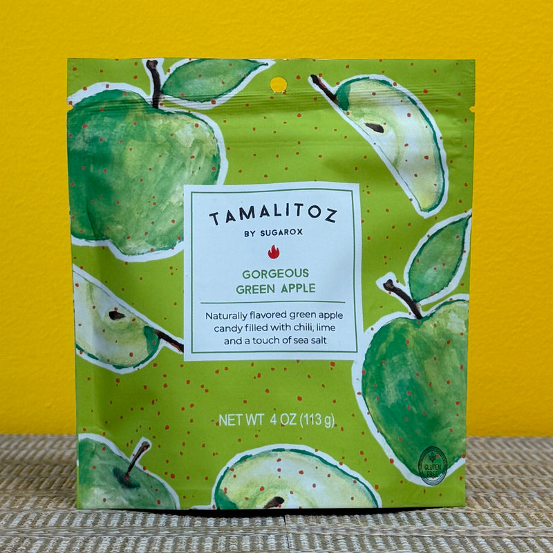 Tamalitoz Gorgeous Green Apple Chili & Lime Filled Candies