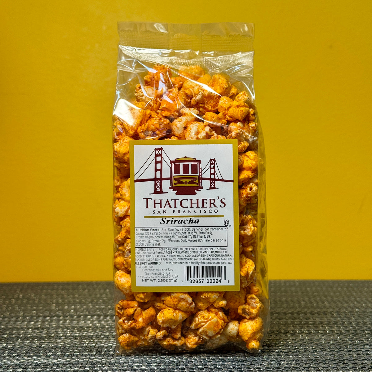 Thatcher's Sriracha Popcorn