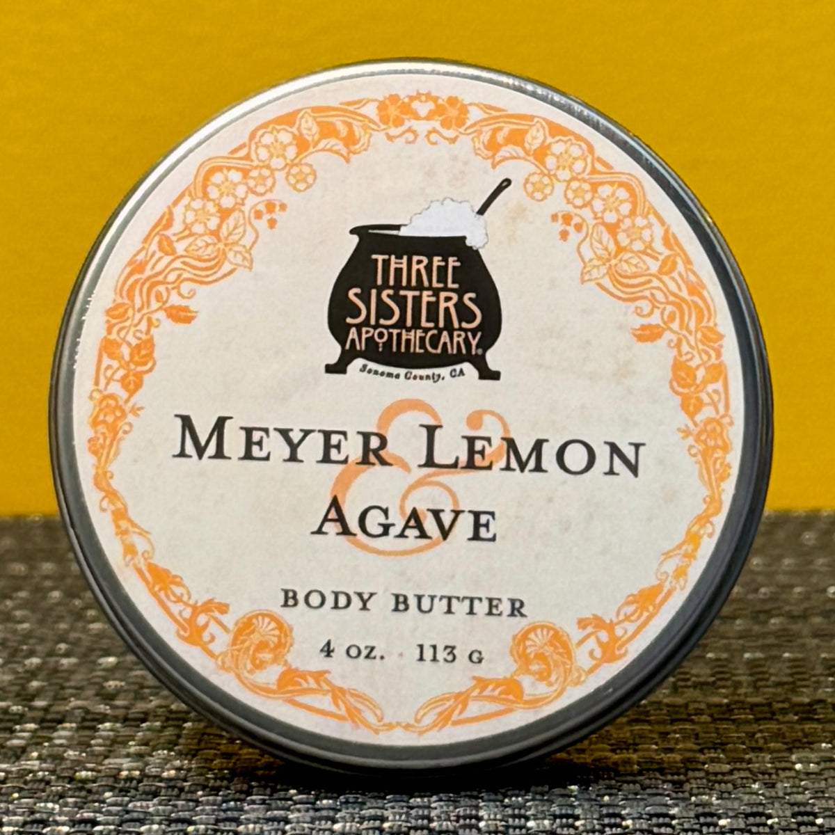 Three Sisters Apothecary Body Butter - Meyer Lemon & Agave