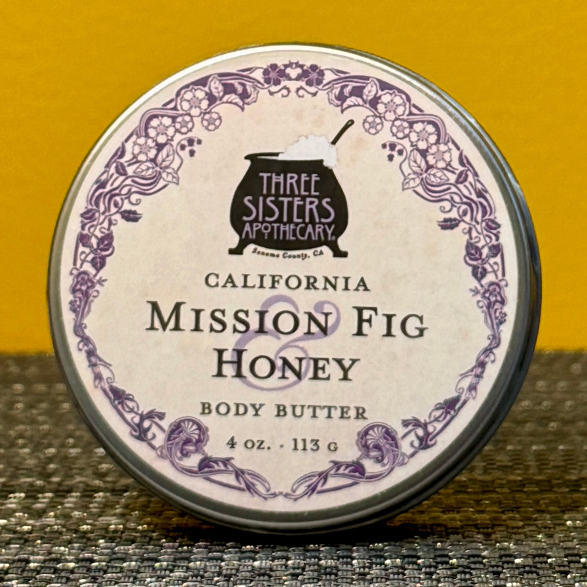 Three Sisters Apothecary Body Butter - California Mission Fig & Honey