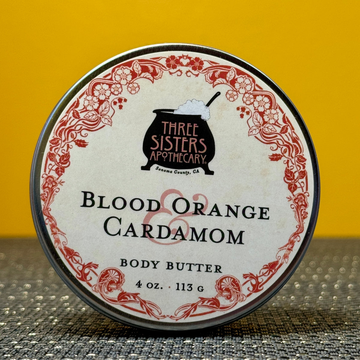 Three Sisters Apothecary Body Butter - Blood Orange & Cardamom