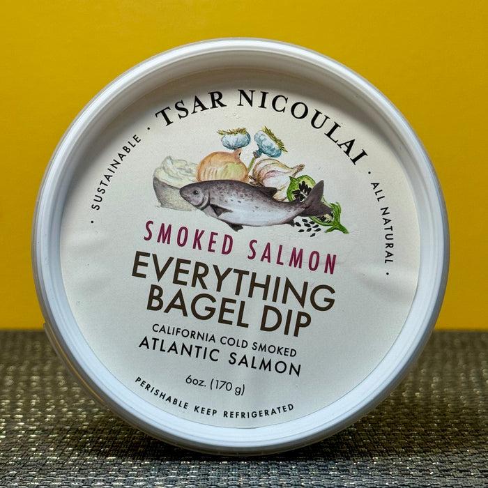 Tsar Nicoulai Smoked Salmon Everything Bagel Dip, 6 oz