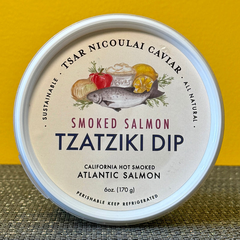 Tsar Nicoulai Smoked Salmon Tzatziki Dip, 6 oz