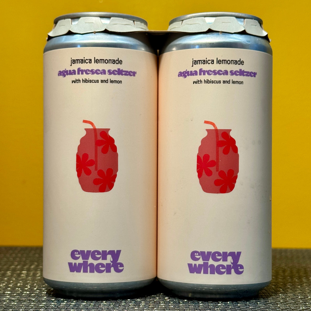 jamaica lemonade Hard Seltzer, everywhere beer (4pk)