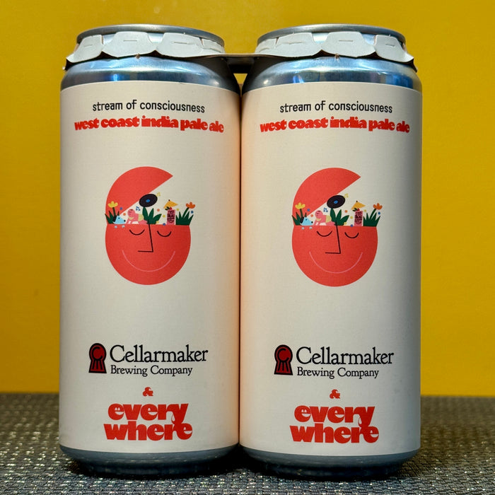 stream of consciousness WC IPA, everywhere beer (4pk)